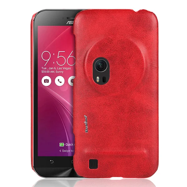 Для Asus ZenFone Zoom ZX551ML Чехол Для ZenFone Zoom чехол для Asus ZenFone ZX551ML флип чехол Роскошный кожаный чехол для телефона - Цвет: RED