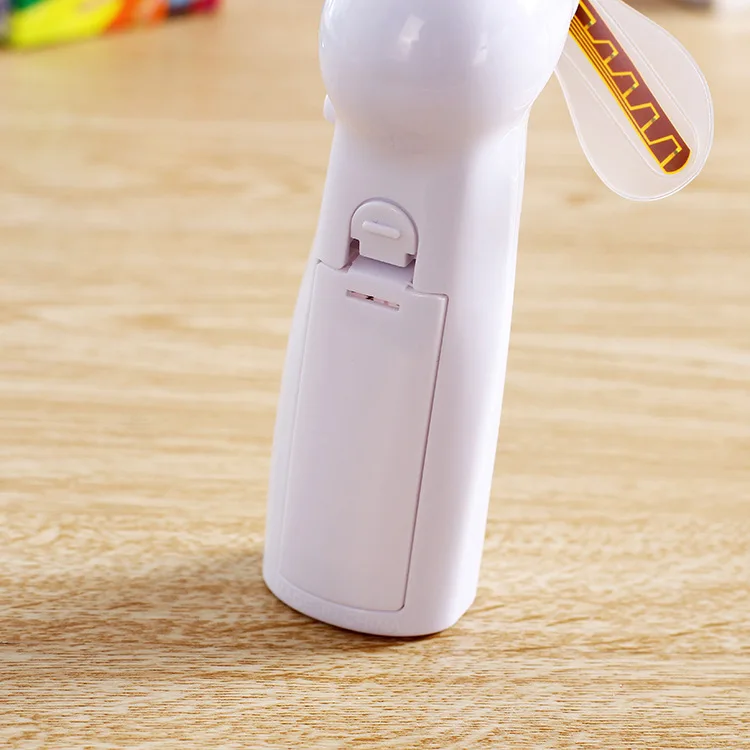 Unique Handheld USB Flash LED Love Pattern Mini Fan Super Mute Battery Operated Cooling Desktop for Travel Office Use | Компьютеры и