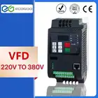 3-фазный выходной Частотный преобразователь CE 220 В, 220 кВт, 1 фаза, 380 В, двигатель переменного тока, VSDVFD50 Гц, инверторы