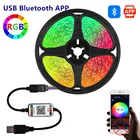 Светодиодная лента с Bluetooth, USB, RGB, 5 В, 5050SMD