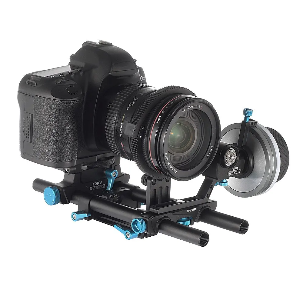 Опорная рейка FOTGA DP500IIS 15 мм для Sony ARRI RED A7 A7S A7R2 A7RM2 A6500 A7000 GH4 GH5|fotga dp500iis|15mm rod rail15mm |
