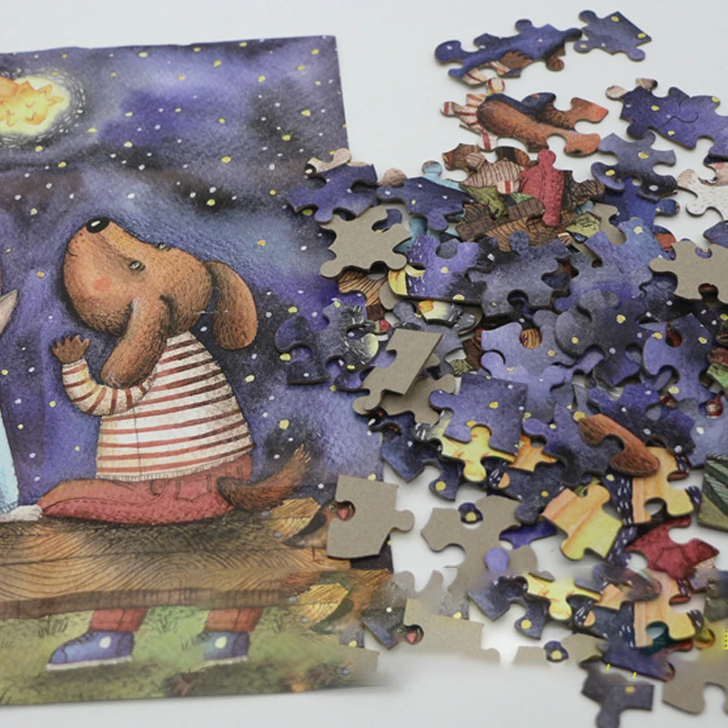 100 частей головоломки PET изображение кота собаки игрушки способный преодолевать