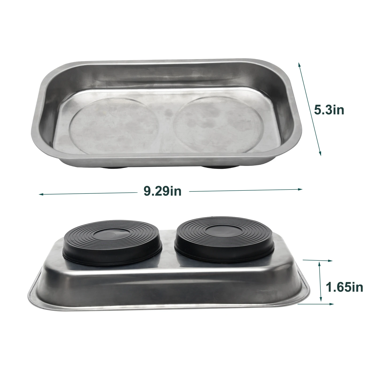 

Magnetic Screw Storage Tray Polished Prevent Loss Bolts Nuts Stainless Steel Portable Anti Fall Rectangular Collect Rustproof