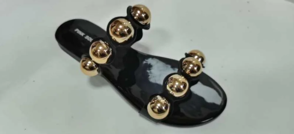 Весна/Лето Новинка 2020 года Женские уличные яркие шлепанцы на плоской подошве со