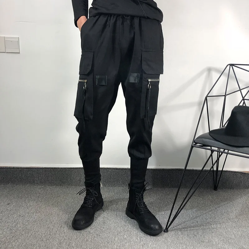 Брюки-султанки мужские/женские в готическом стиле до середины икры | Мужская