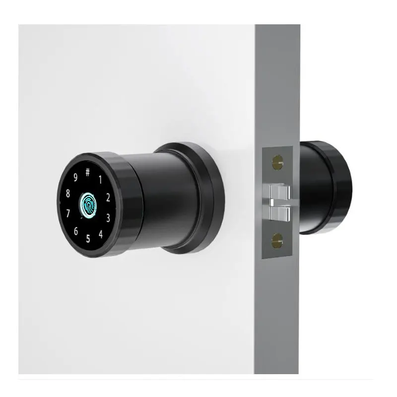 

Fingerprint Cylinder Lock Tuya APP bedroom Biometric Electronic Smart Door Digital Keypad Code Keyless Lock Home/Apartme