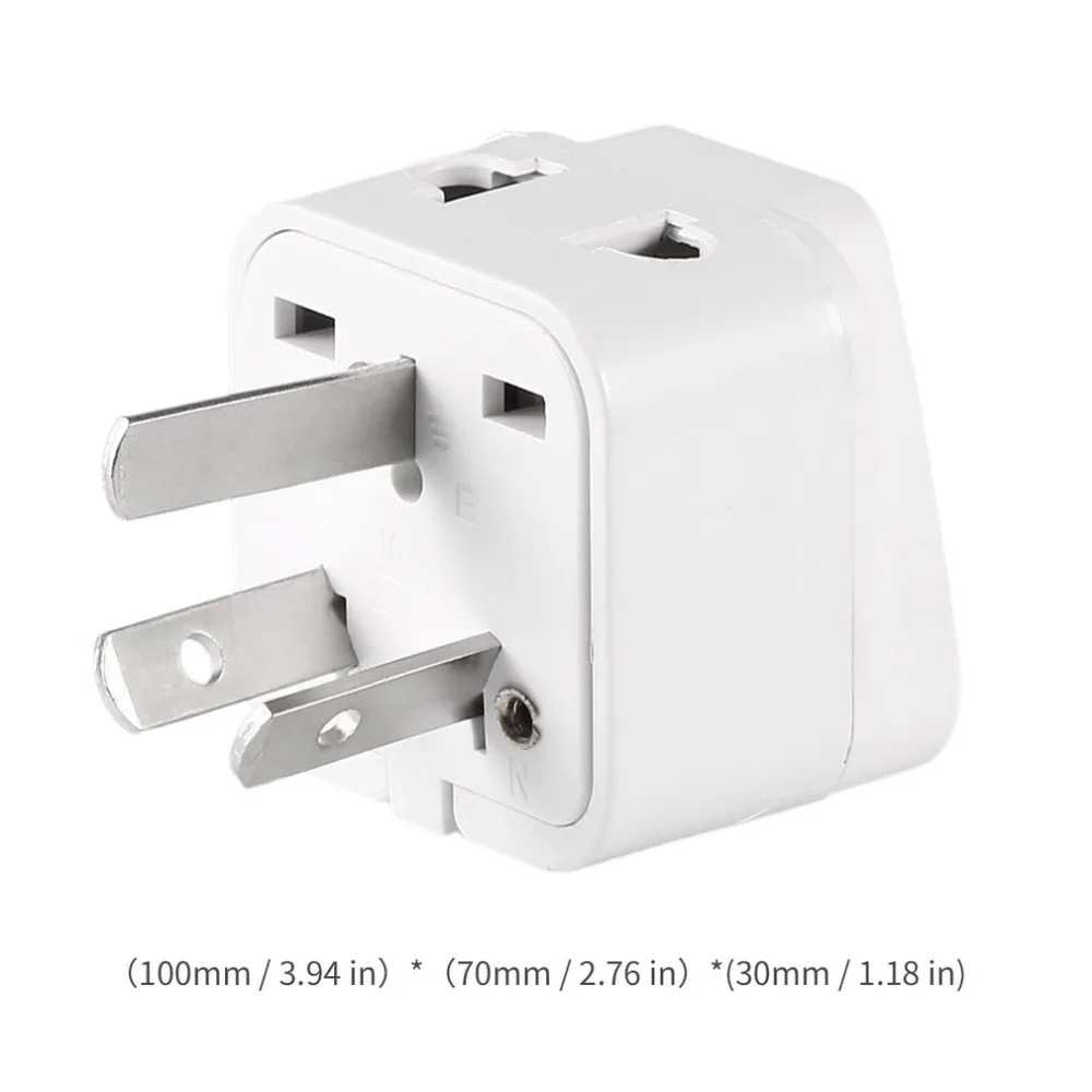 Mini Portale Australian/China type I Travel Adapter 2 Way Outlet Power Plug Change US/EU/UK/Swiss/Italy/Japan to AU 3 Pin | Обустройство