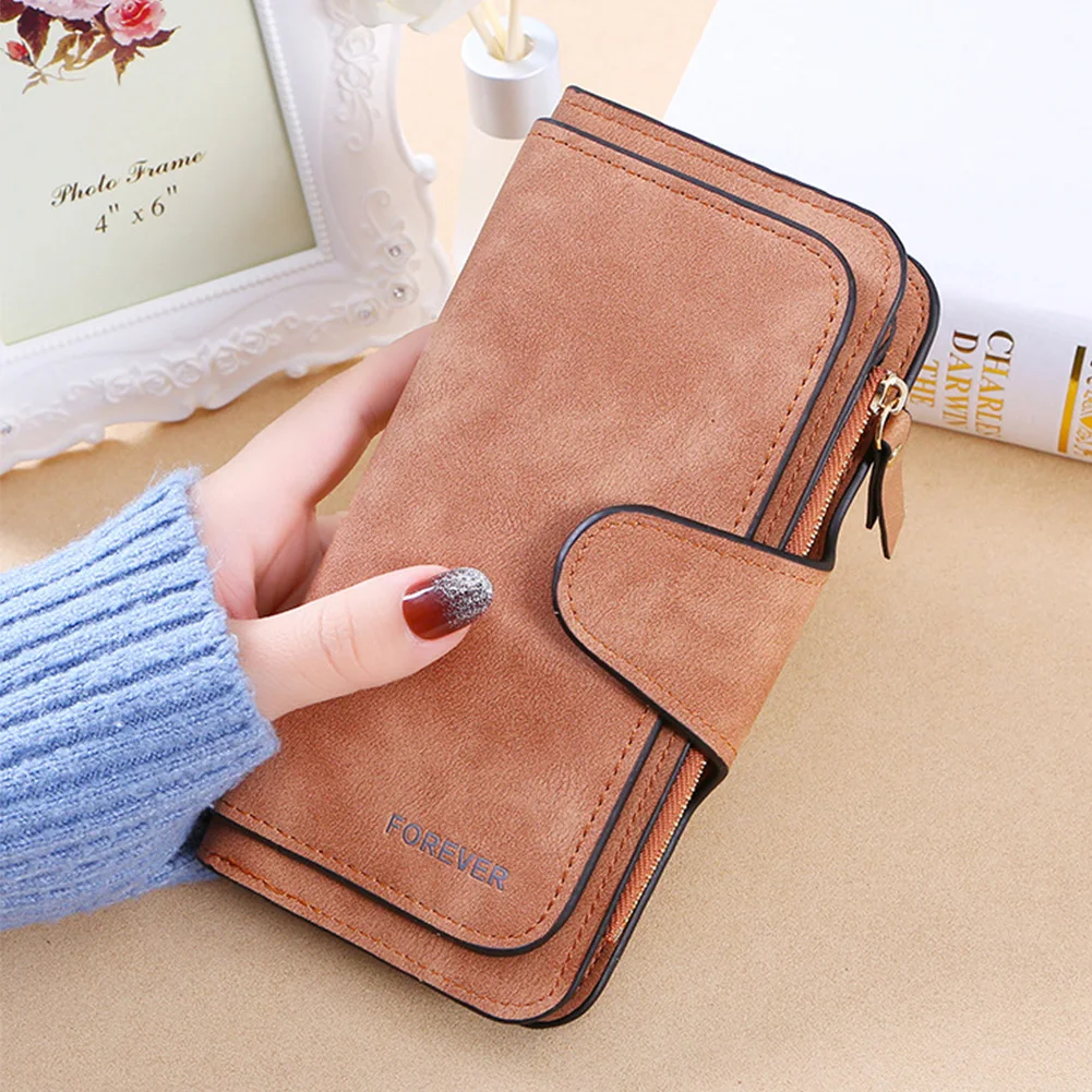 Складной кошелек для ключей в стиле ретро несколько отделений искусственная