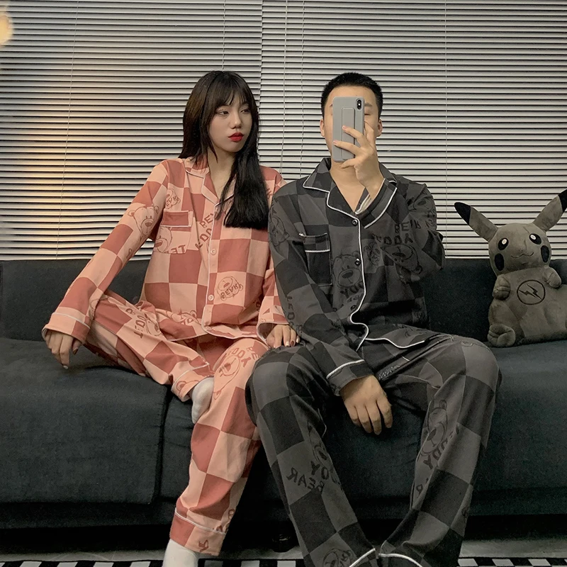 Весна 2021 Женский пижамный комплект роскошная стильная Пижама с надписью и