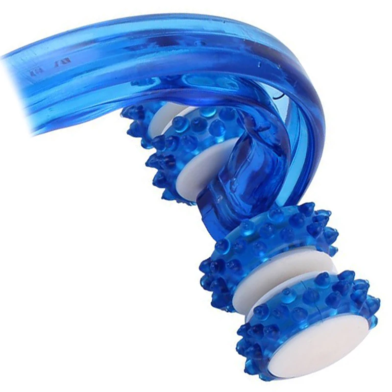 

Hand-held Body Cellulite Control Health Beauty Roller Massager Blue
