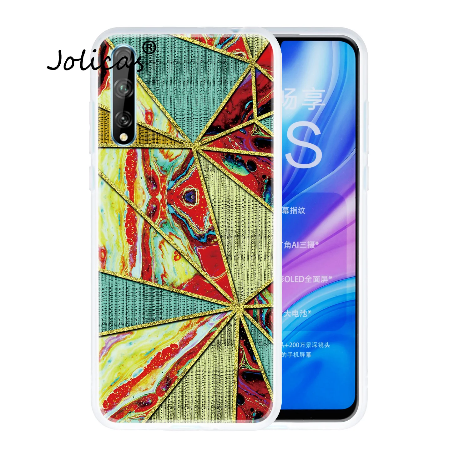 Абстрактные чехлы из ТПУ для Huawei Honor 10 Lite P Smart 2019 Mate 20 9X Nova 5T Enjoy 10S мягкий чехол