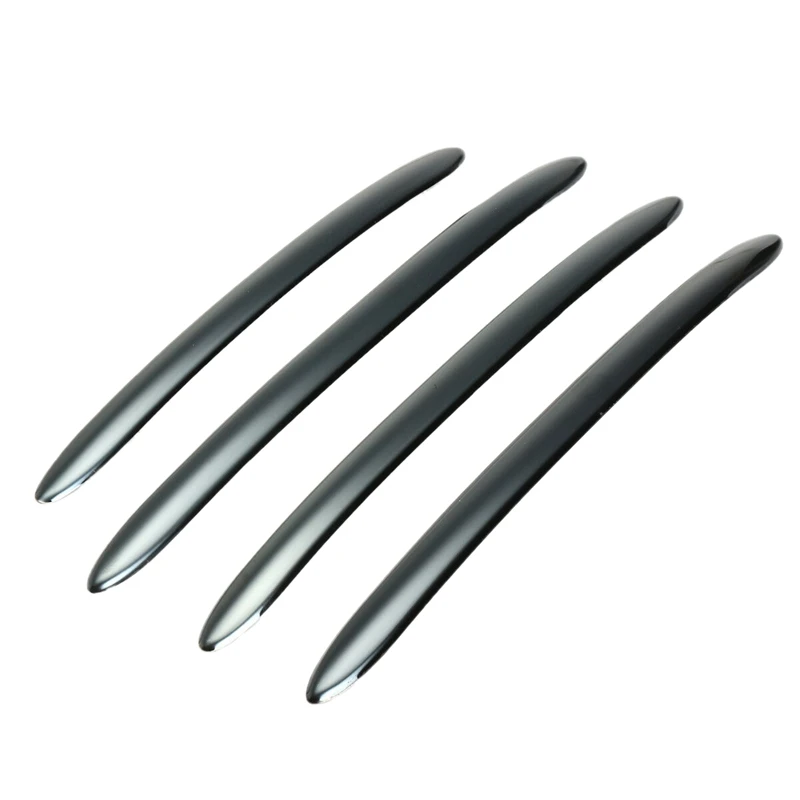 Черная боковая дверная ручка накладка в полоску для BMW 5 серии F10 F18 F11 2011