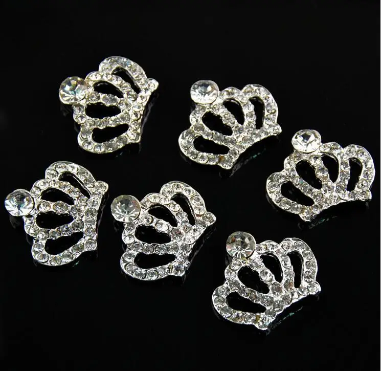 Стразы тиара Корона пуговицы flatback украшение для рукоделия DIY волос бант Цветок