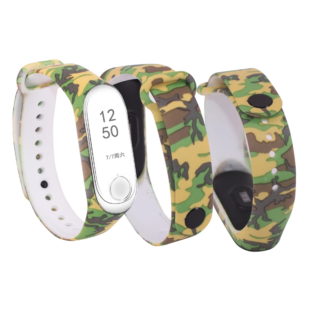 Браслет Miband 3 4 ремешки M3 ремешок силиконовый замена для Xiaomi Mi Смарт Браслеты Аксессуары смарт