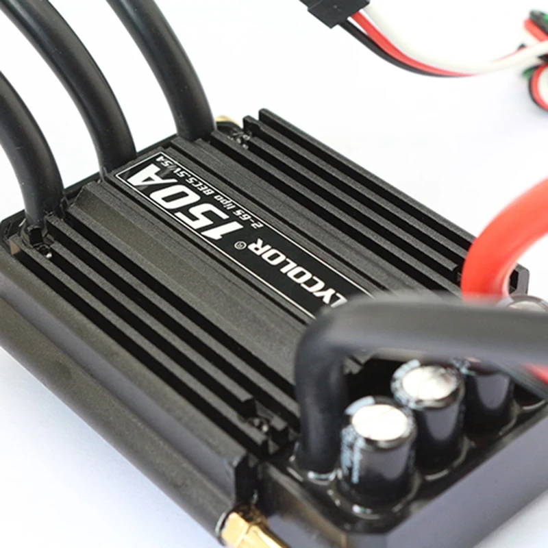 flycolor 150a бесщеточный esc для rc лодки 2 6s с