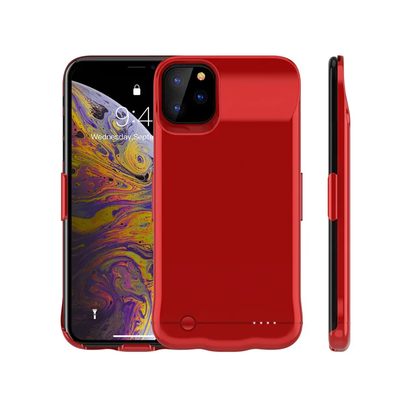 Тонкая батарея, зарядное устройство, чехлы для iPhone 11 Pro Max, внешний блок питания, чехол для iPhone 11, задняя крышка для аккумулятора, чехол для зарядки