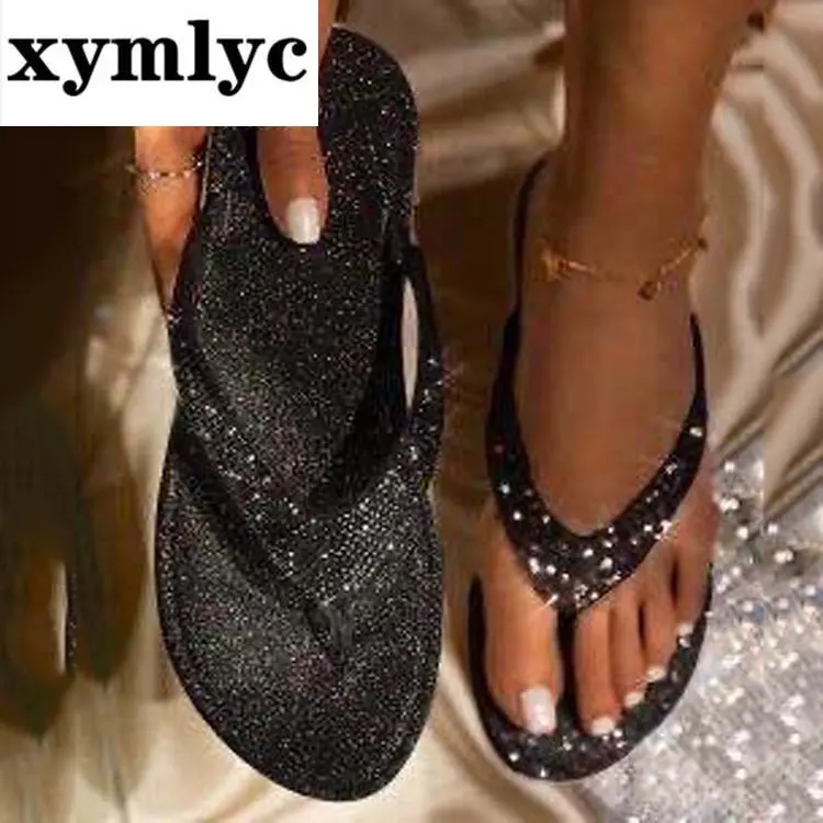 

xymlyc 2020 New Female Shoes Fashion Summer Flat Sandals Women Sandals ladies Women Shoes Fashion Sandalias Mujer