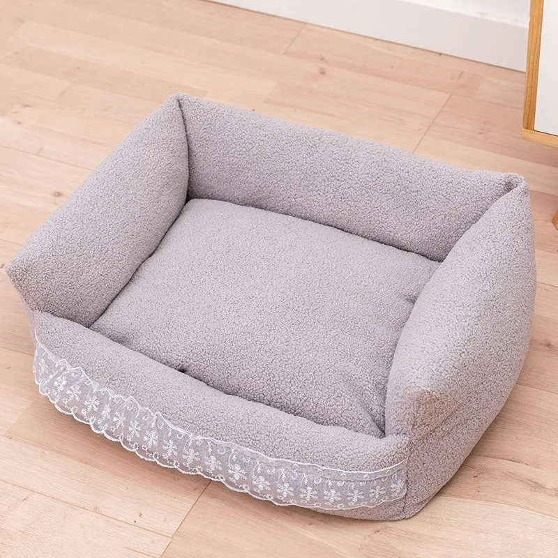 

Cat Beds Soft Cushion Dog Bed Cats Sleeping Sofa Bed Mats Cama Para Gato Cat House Sofas Beds for Dogs Pet Accessories Houses