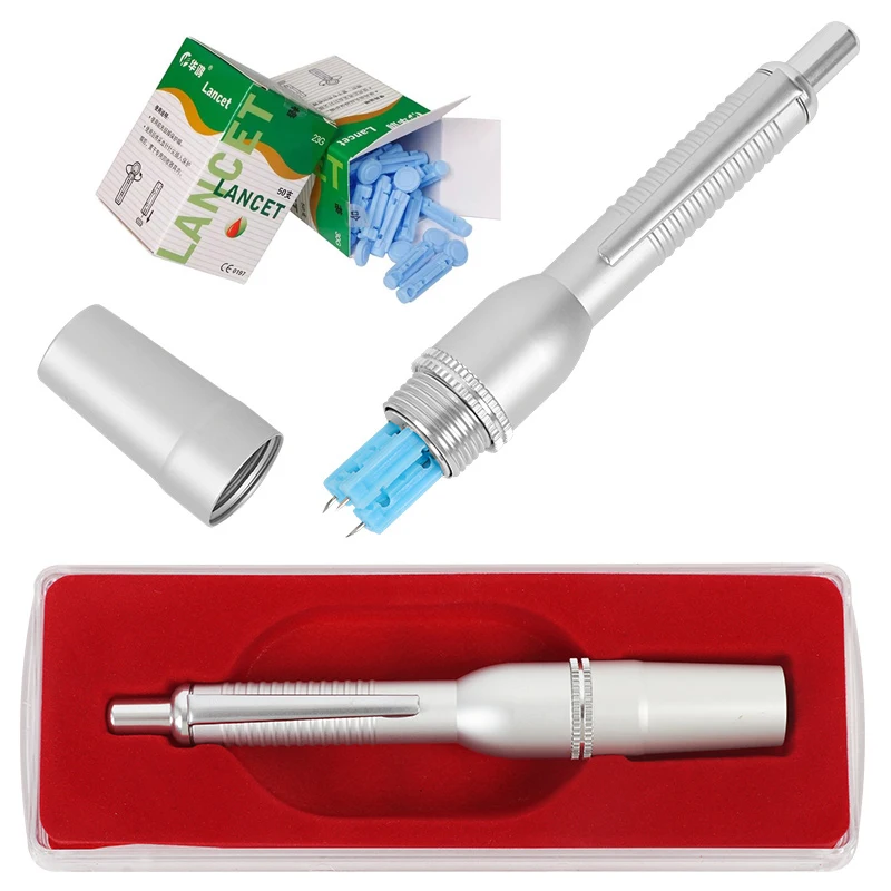 Ручка для пробы крови с двойным слотом ручка Кровопускания Косметическая