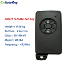 CN007188 Aftermarket 2 кнопки 433 МГц Toyota Corolla Auris Rav4 Yaris 2006 + смарт-ключ B51EA 0780 PCB P1 D4 4D-67 89904-52071