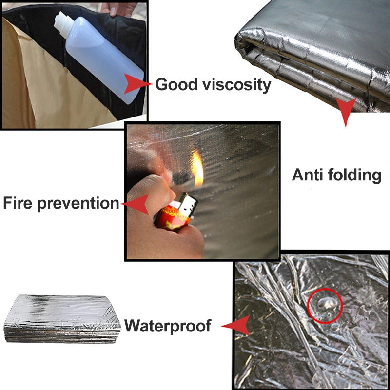 Автомобильные теплоизоляционные защитные коврики SPEEDWOW для защиты крыш колесико