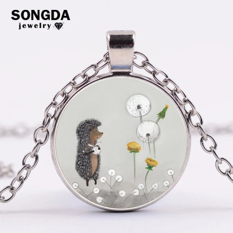 Азиатских Невероятно милые домашние тапочки в виде ежа тумане ожерелье