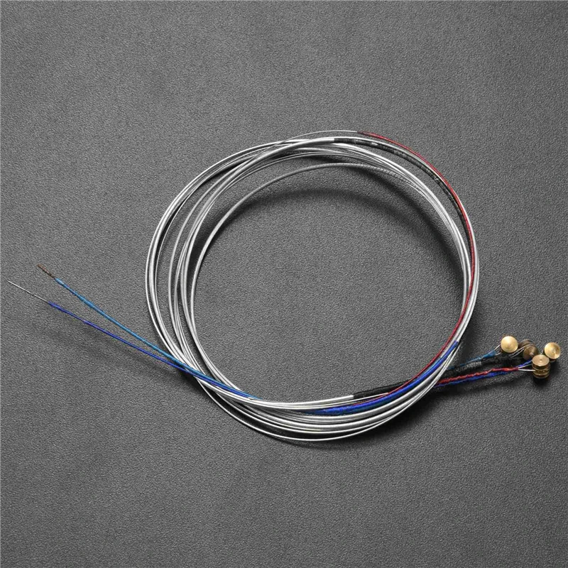 

4pcs A Set of Violin Strings E-A-D-G Core Steel+Nickel Wound Exquisite Stringed Musical Instrument Parts Accessories