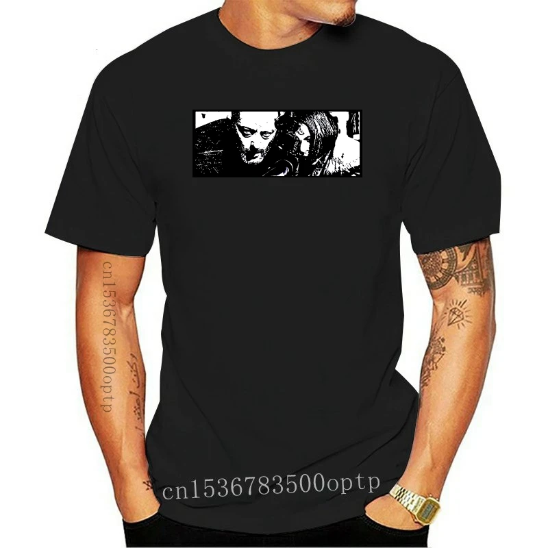 

New French Movie LEON The Professional T shirt Men men Leon Matilda Shooting Printed Top Tees Short Sleeve