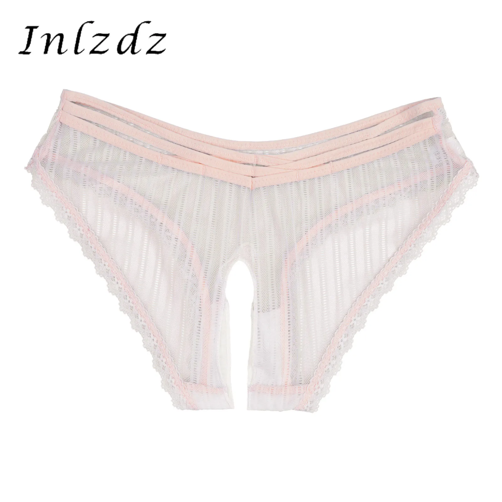 

Сексуальное мужское женское нижнее белье трусики прозрачные трусики нижнее белье с низкой посадкой, в полоску Трусы-шорты с ремешком, сексу...