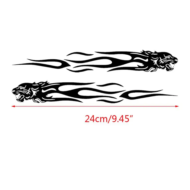 2 шт Тигр Пламя Тотем наклейки автомобиля стикер s отражающий 24 см мотоциклов |
