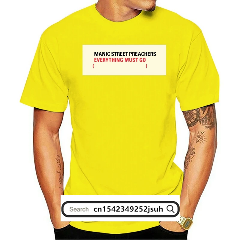 

Manic Street Preachers 'Everything Must Go' (Blue) Womens Fitted T-Shirt - NEW(1)