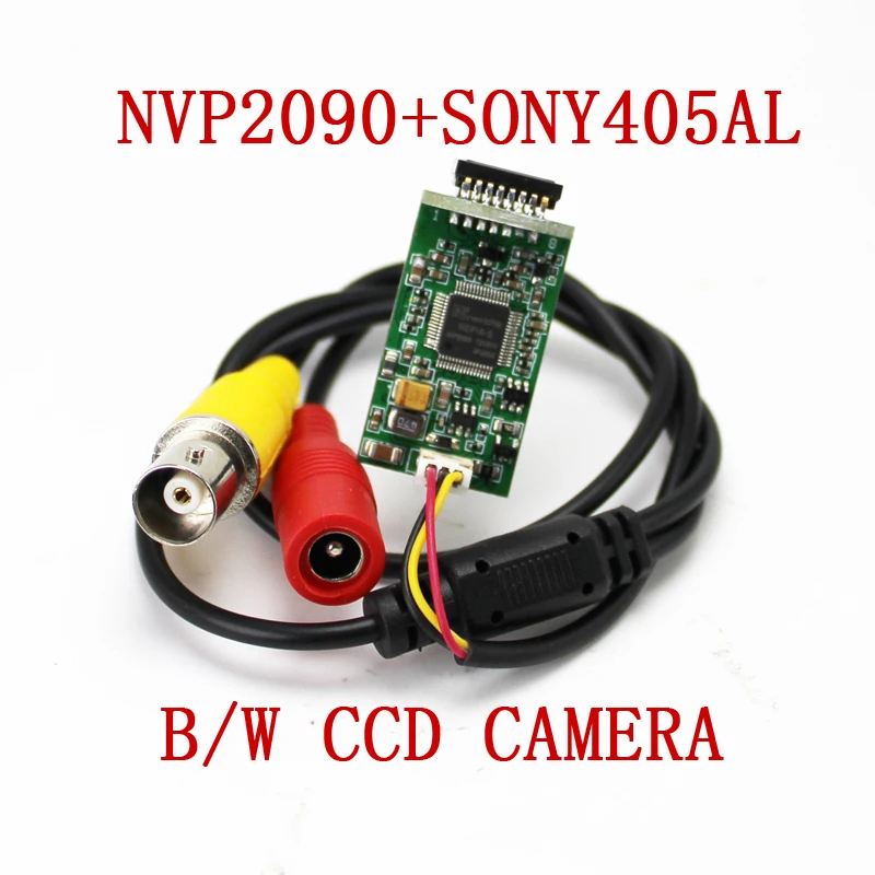 NVP2090 + 405AL B/W CCD камера BNC разъем домашняя безопасности модуль низкий светильник
