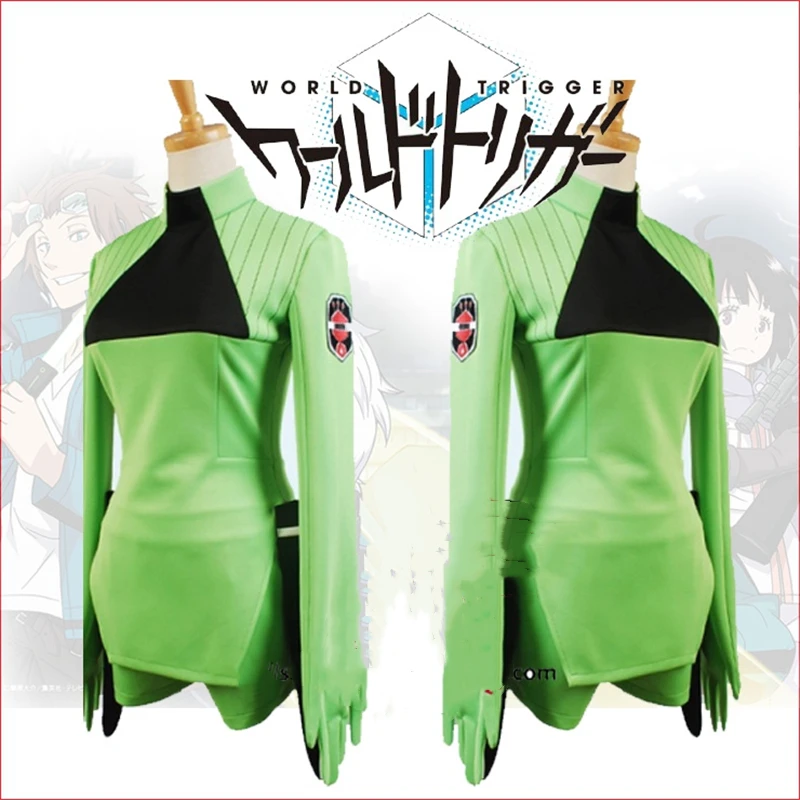 Костюм Anime World Trigger Kirie Konami для косплея на Хэллоуин: пиджак, брюки и ножны в настроенном размере.