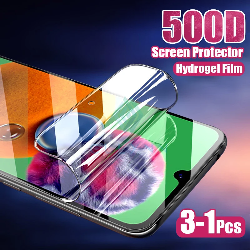 Мягкая Гидрогелевая пленка 500D не стекло для Samsung Galaxy M30S A51 A71 A10 A30 A40 A50 A70 S Защитная