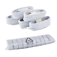 100pcslot 1m white usb mobile phone charging cable for 6 6s 7 8 plus x xr xs 11 pro max 5s 5 se data sync charge wire