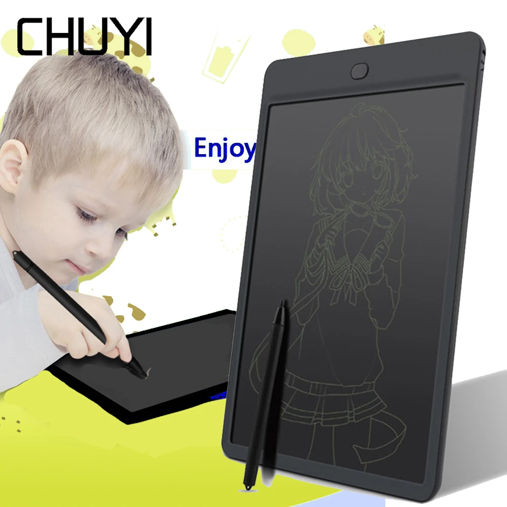 ЖК планшет для письма CHUYI 12 дюймов цифровой рисования портативные электронные