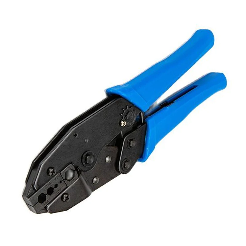 

Coaxial Cable Ratchet Type Terminal Crimping Pliers BNC Audio Cable 5-Hole Hexagonal Cold Compression Pincers Press Plier