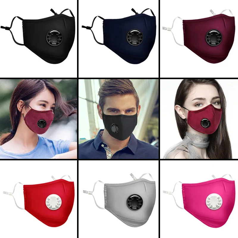 PM2.5 анти-хлопковая маска от дыма дыхательный клапан Анти-пыль рот маска фильтр с активированным углем респиратор Рот-защитная маска для лица