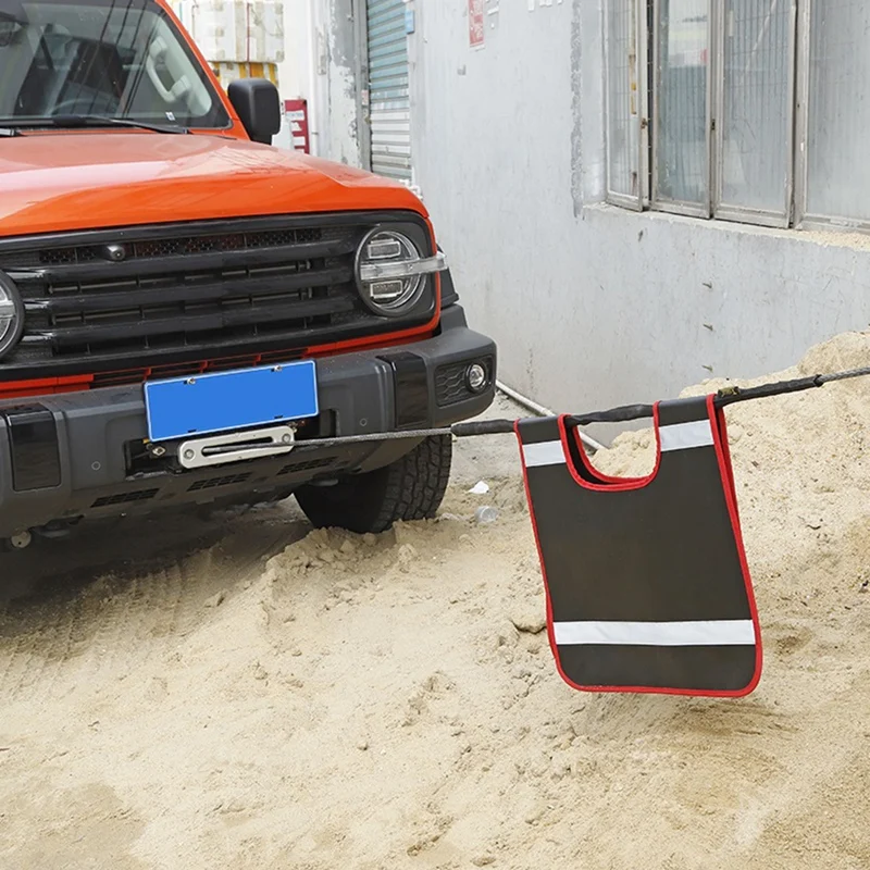 Универсальная веревка для лебедки демпфер одеяло защитный флаг с карманом всех