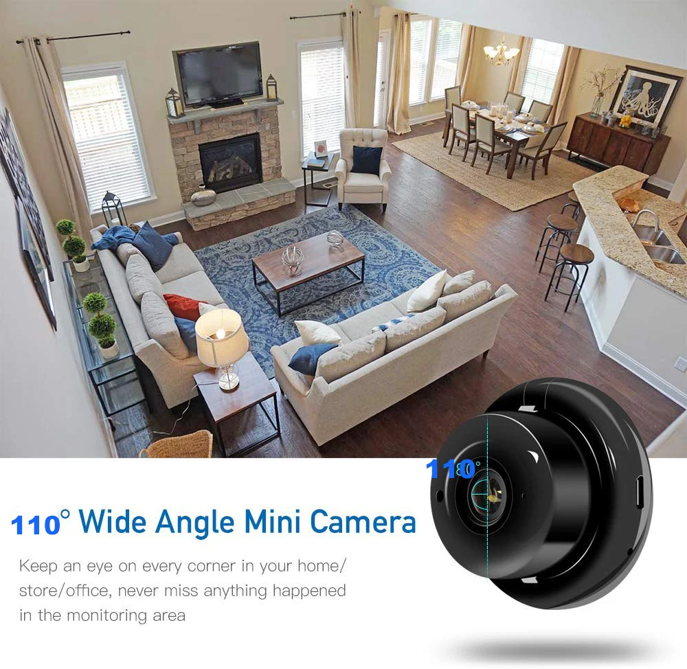 YUNSYE 1080P мини камера видеонаблюдения Wi Fi для умного дома инфракрасное ночное