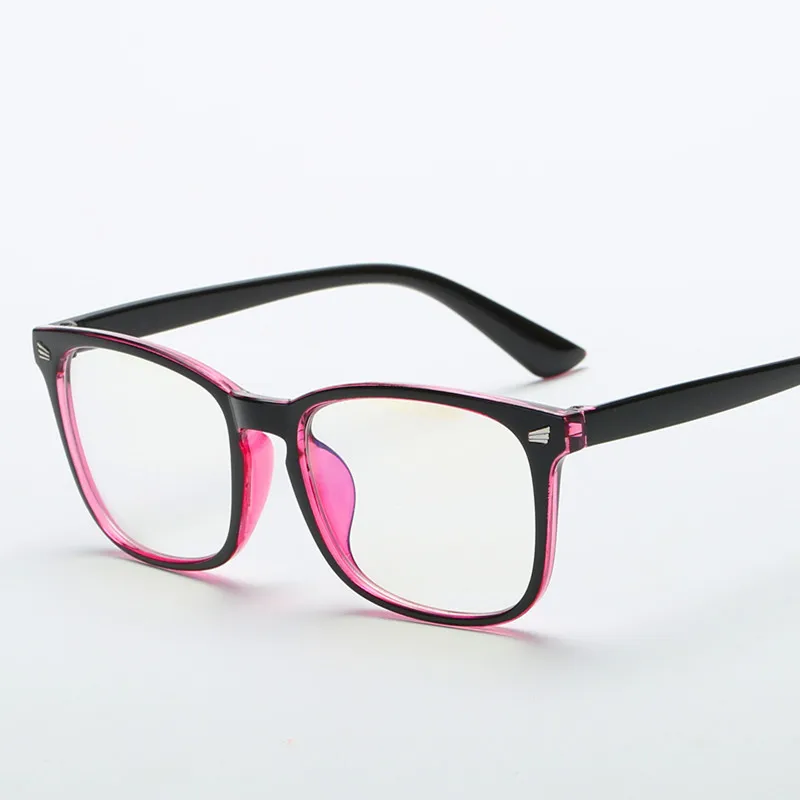 

Transparent Computer Glasses Frame Women Men Anti Blue Light square Eyewear Blocking Glasses Optical Spectacle Eyeglass