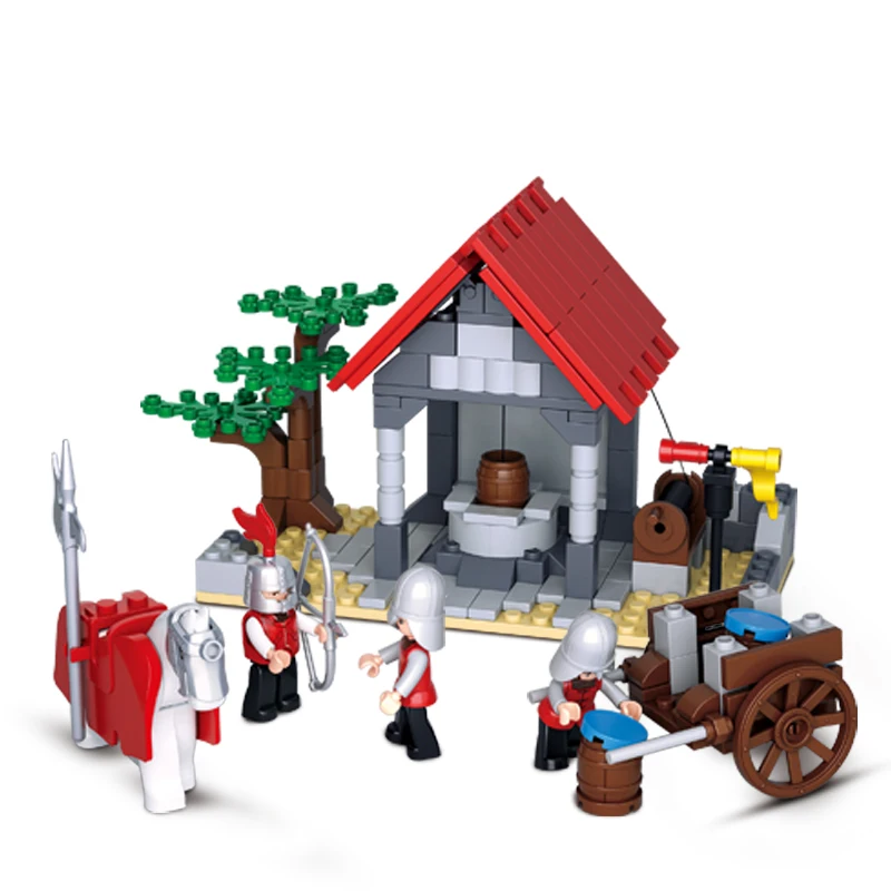 Средневековый замок Рыцари станция водоснабжения багажа переводная 237 шт.