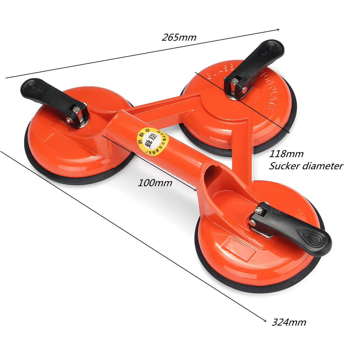 

Vacuum Suction Cup Glass Lifter Powerful Glass Tile Carrier Gripper Sucker Plate for Glass Tiles Mirror Granite Lifting Tool