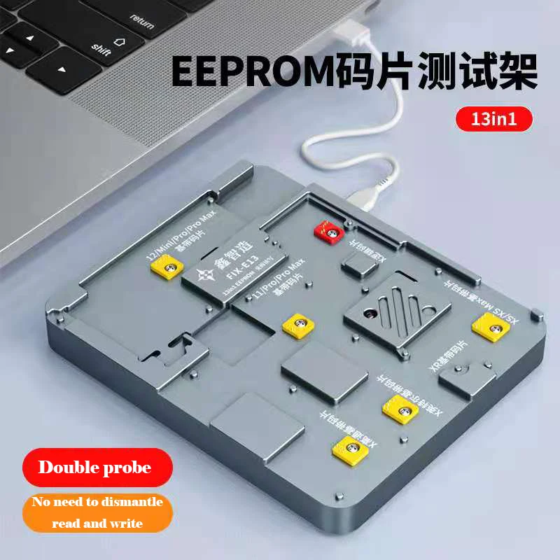 XINZHIZAO FIX-E13 Logic Baseband EEPROM IC Fixture 13 In 1 Test Stand for X-12 Max Disassembly-free Read-write Programmer | Инструменты