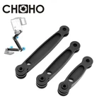Алюминиевая 3-сторонняя Регулируемая удлинительная палка для шлема, удлиненная Короткая палка для селфи для Gopro Hero 10 Xiaomi yi SJCAM аксессуары