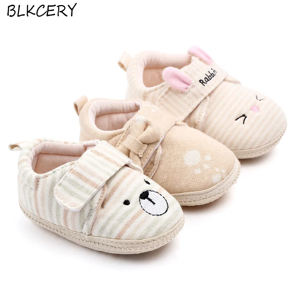 

Brand Shoes Newborn Baby Girl Shoes Infant Boy Loafers for 1 Year Old Soft Sole Crib Shoes Toddler Slippers Cartoon First Walker