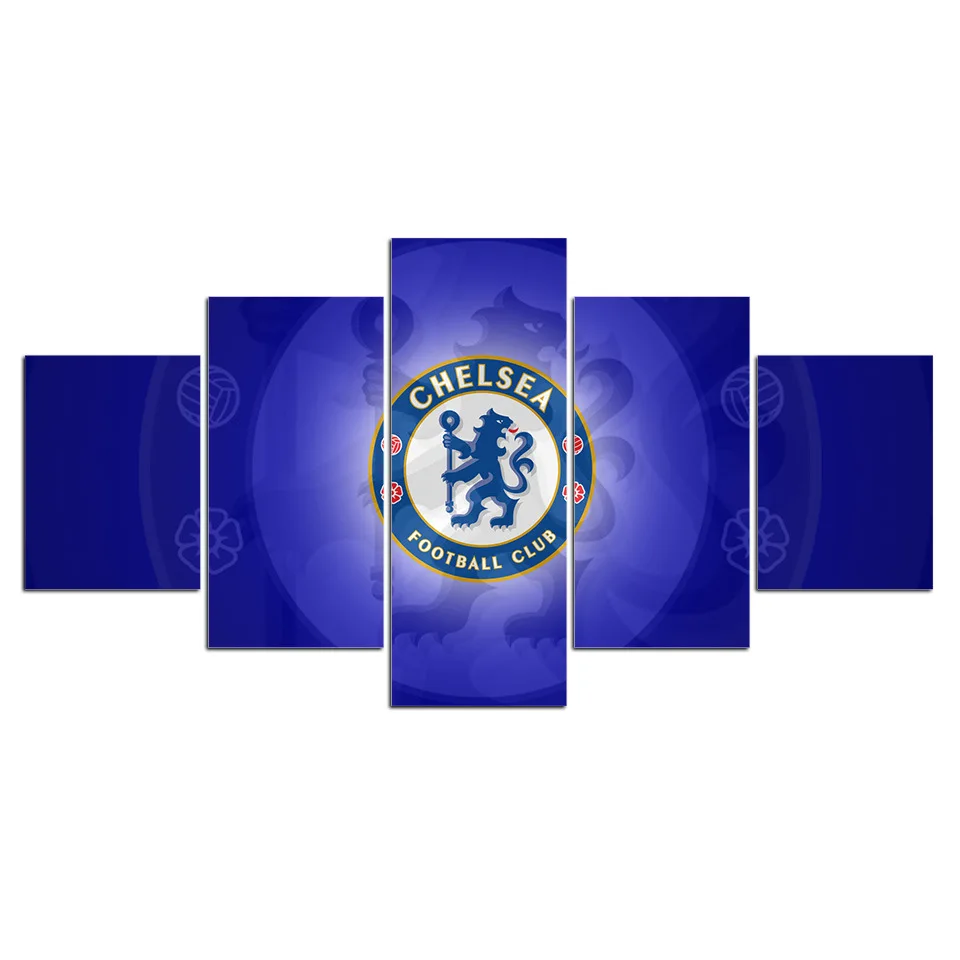 5 Панель логотип Футбол команда спортивную тематику модульный HD Плакаты