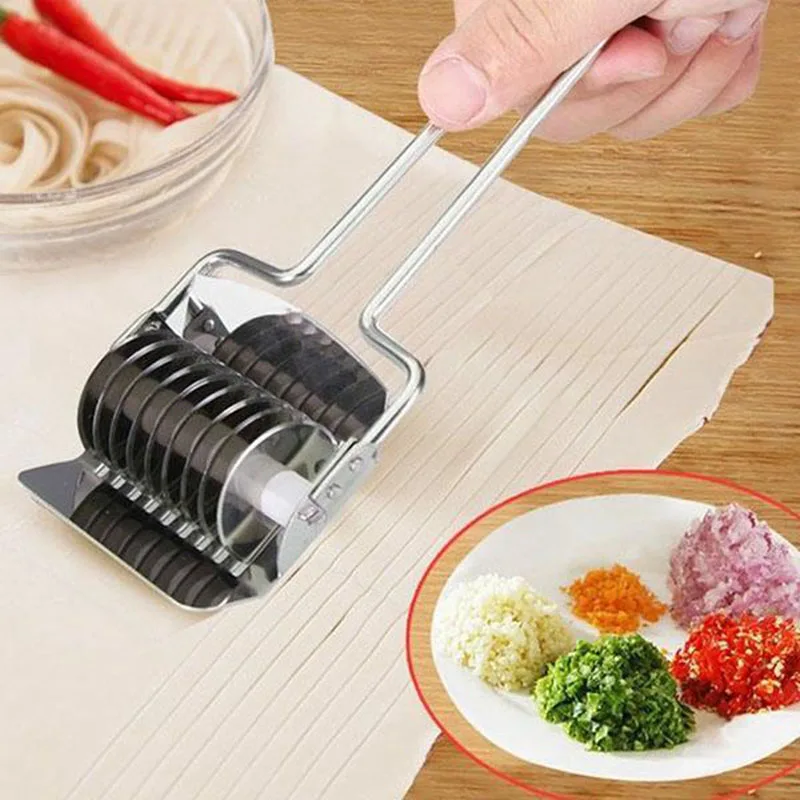

Fast Food Noodles Cutter Machine 5 in 1 Stainless Steel Spaghett Noodle Maker Chinese Noodles Pasta Making Machine Kitchen Tool