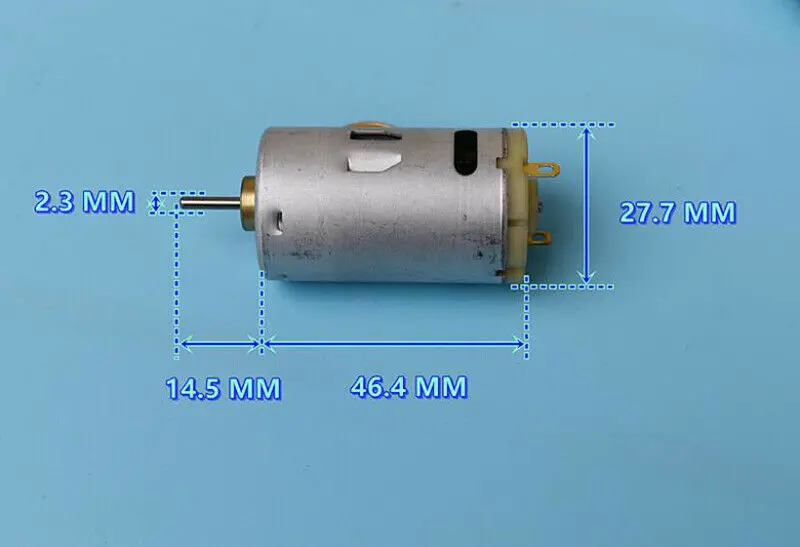 JOHNSON RS-395 мотор-редуктор постоянного тока 12V-24V 11000 об/мин высокого Скорость с