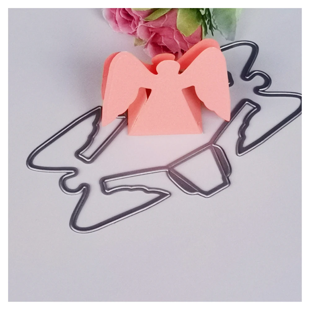 

Миниатюрная сказочная Подарочная коробка, штампы, скрапбукинг, металлический трафарет для альбомной бумаги, «сделай сам», подарок, зеркаль...